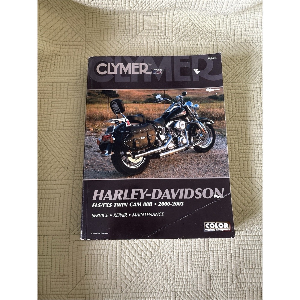 Clymer Harley-Davidson FLS FXS Twin Cam 88B 2000-2003 Service Manual M423